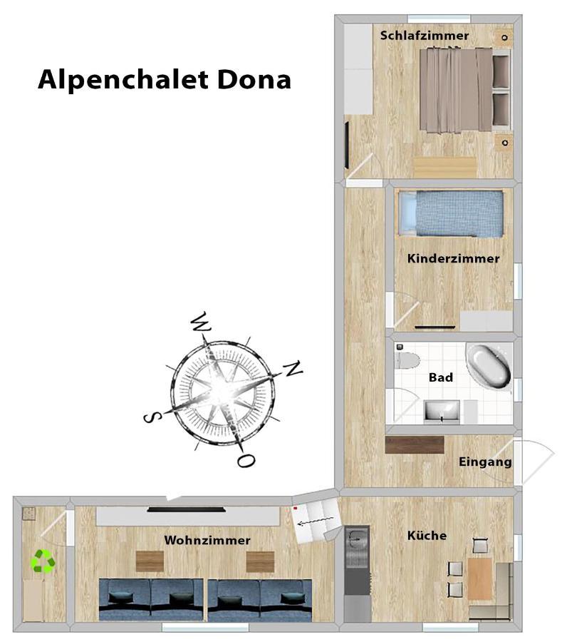 Alpenchalet Dona Партенен Экстерьер фото
